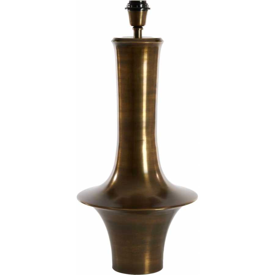 Light and Living Jeff Table Lamp Base - Antique Bronze - Small