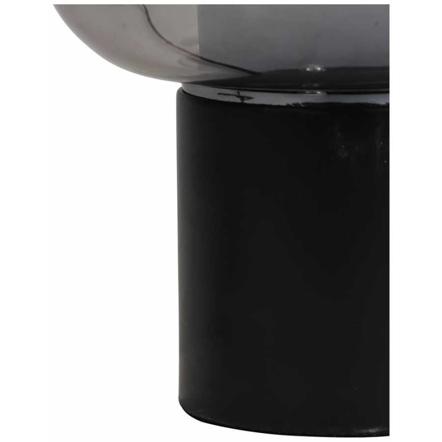 Light and Living Arturan Table Lamp - Smoked & Black - Large