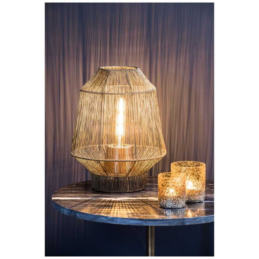 Light and Living Vitora Table Lamp - Bronze - Large
