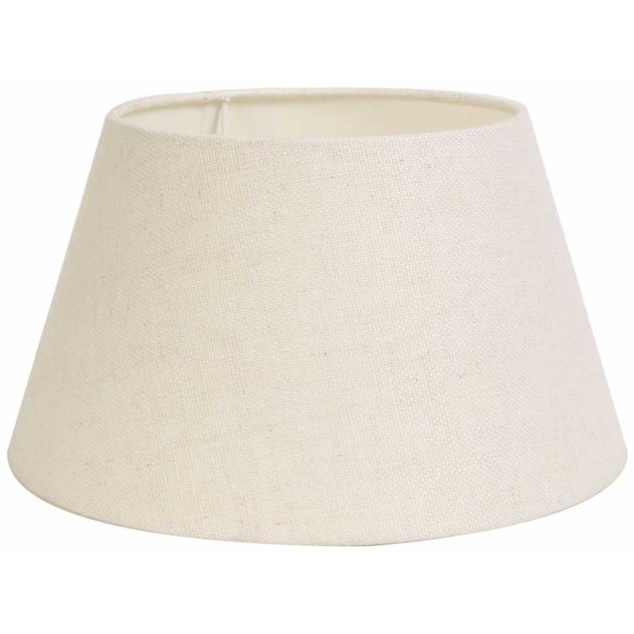 Light and Living Livigno Cone Lamp Shade - Egg White - H: 19cm x Dia: 35cm