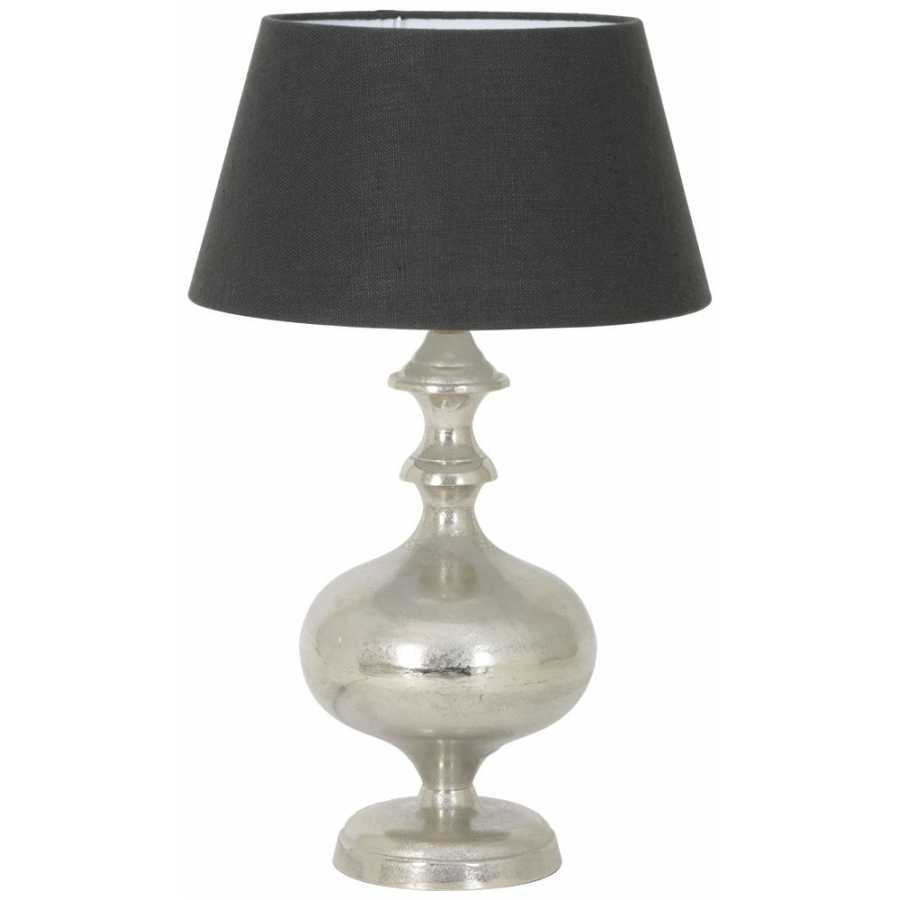 Light and Living Livigno Cone Lamp Shade - Anthracite - H: 19cm x Dia: 35cm