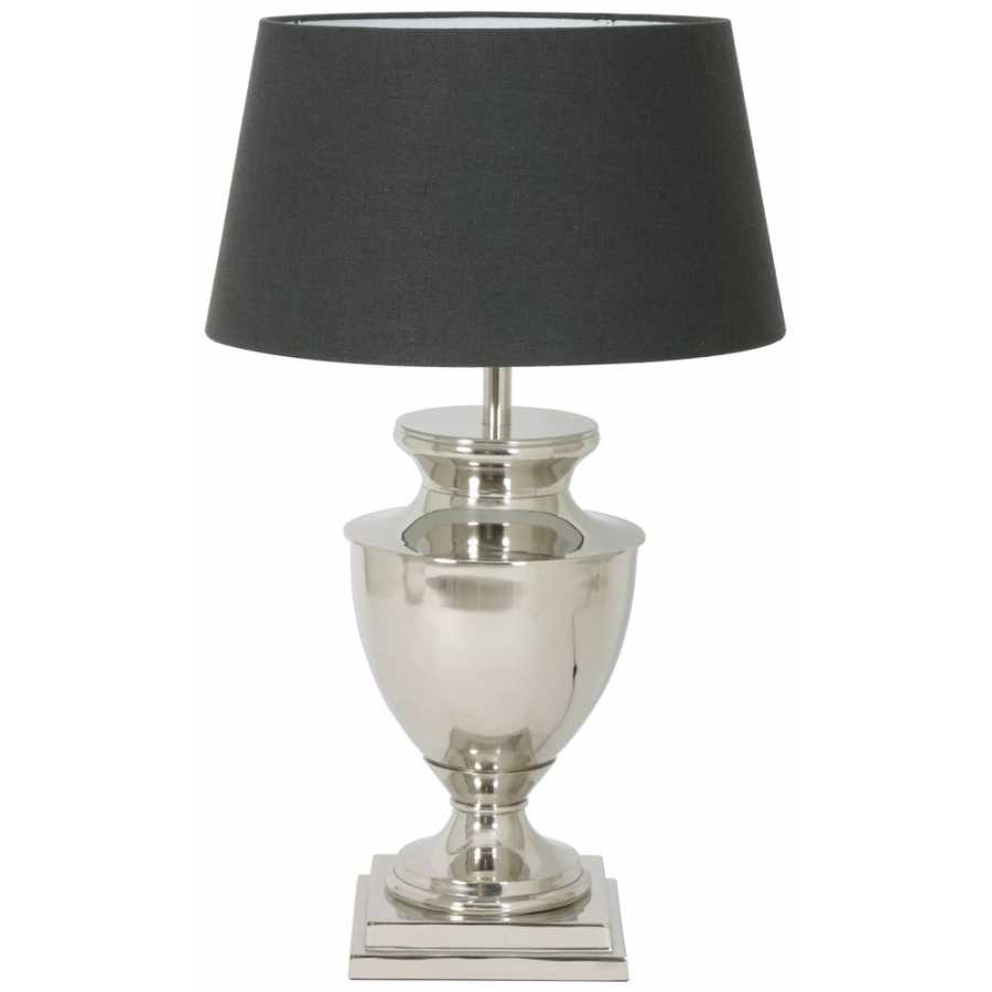 Light and Living Livigno Cone Lamp Shade - Anthracite - H: 27cm x Dia: 50cm