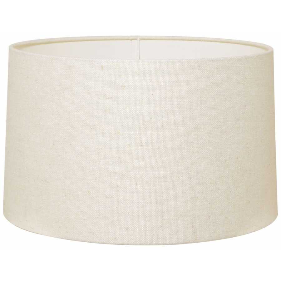 Light and Living Livigno Cone Lamp Shade - Egg White - H: 24cm x Dia: 40cm