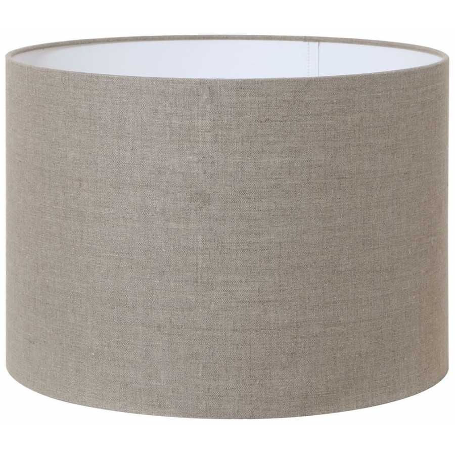 Light and Living Linen Round Lamp Shade