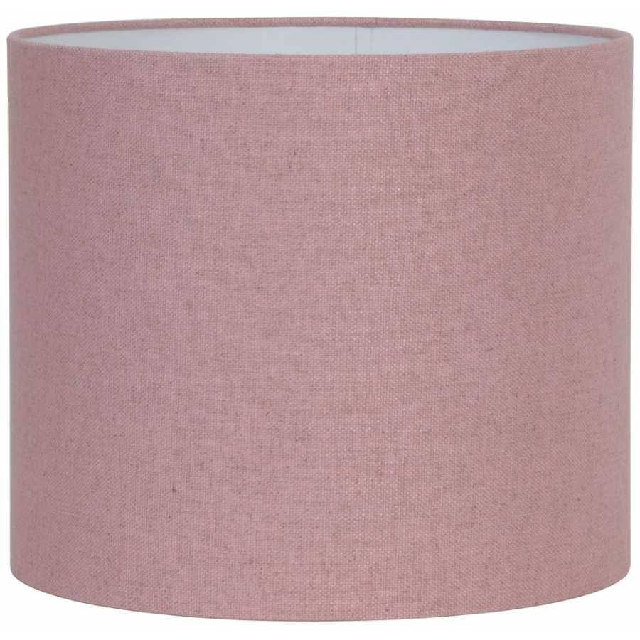Light and Living Livigno Round Lamp Shade - Pink - H: 30cm x Dia: 35cm