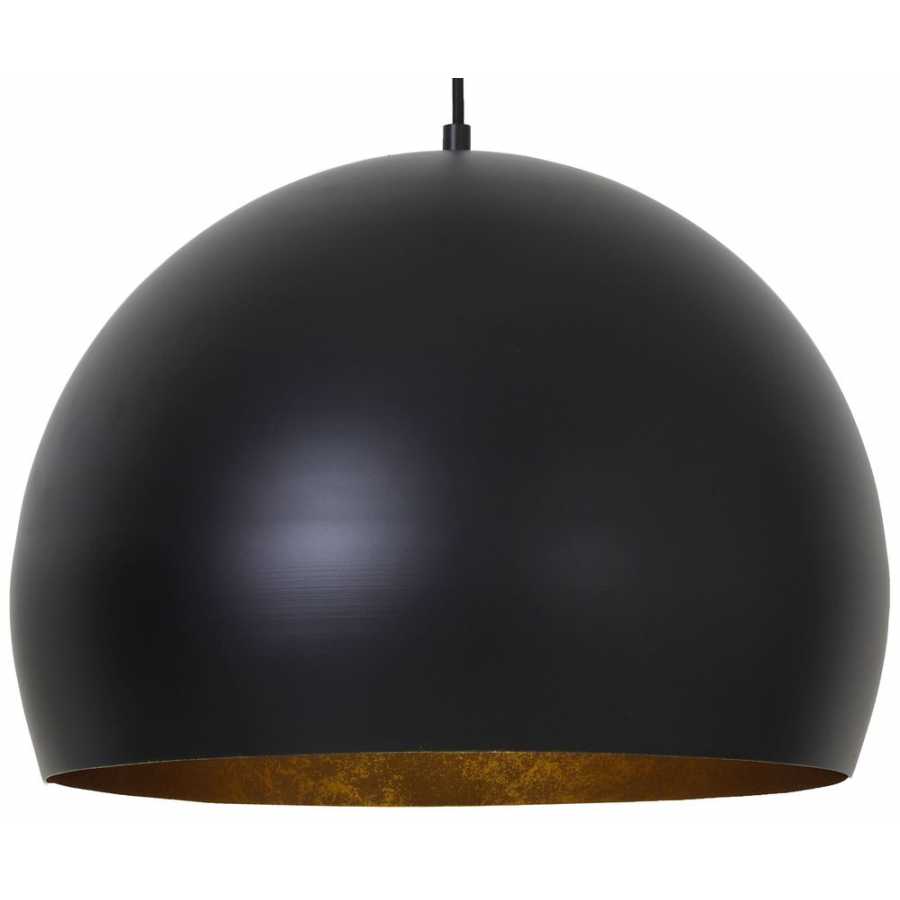 Light and Living Jaicey Pendant Light - Black - Medium