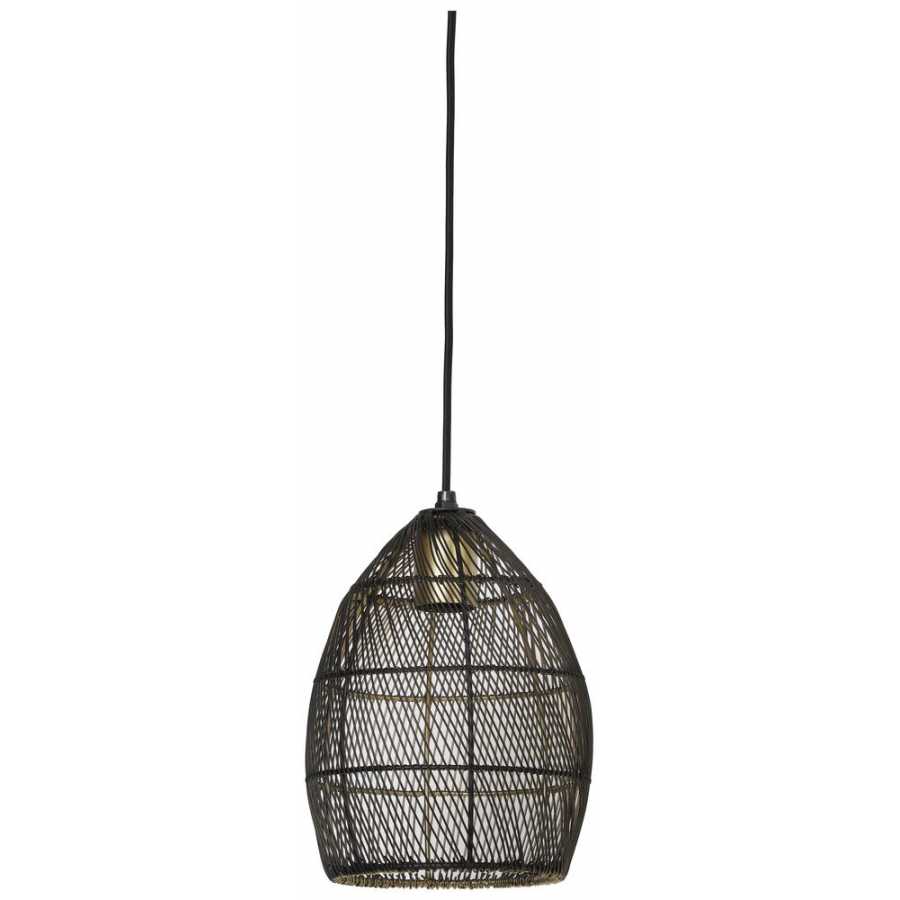 Light and Living Meya Pendant Light - Black - Small