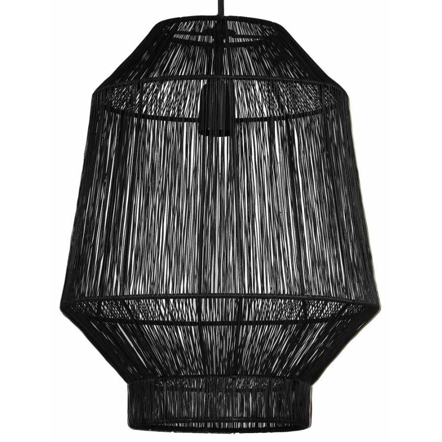 Light and Living Vitora Pendant Light - Black - Medium