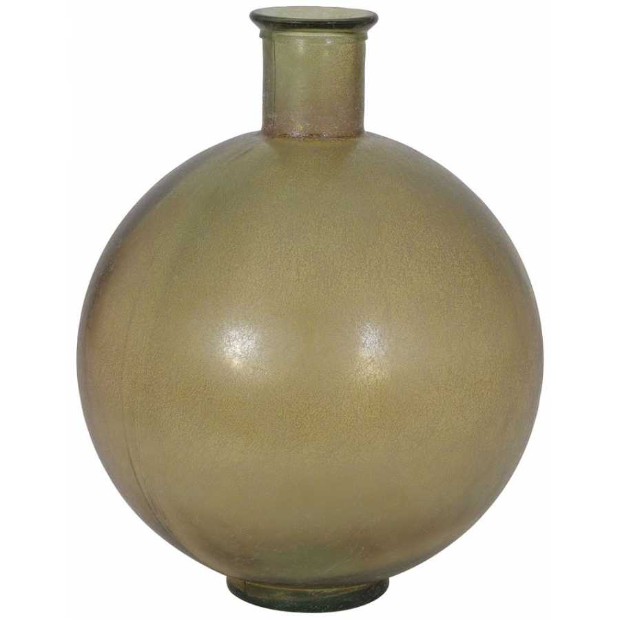 Light and Living Sossano Round Vase - Amber