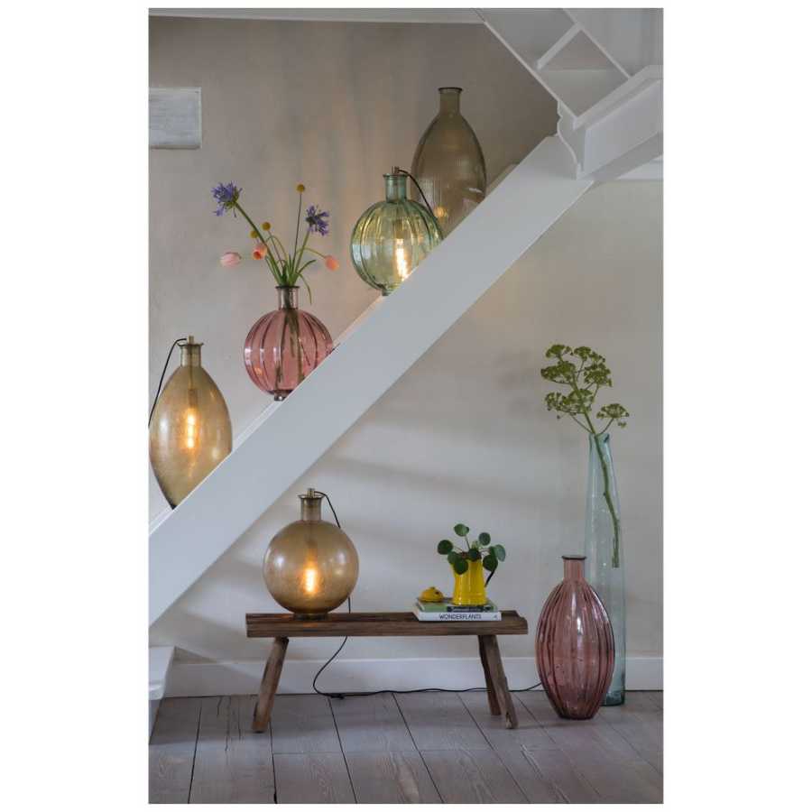 Light and Living Sossano Vase - Amber