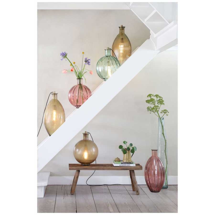 Light and Living Sossano Vase - Amber
