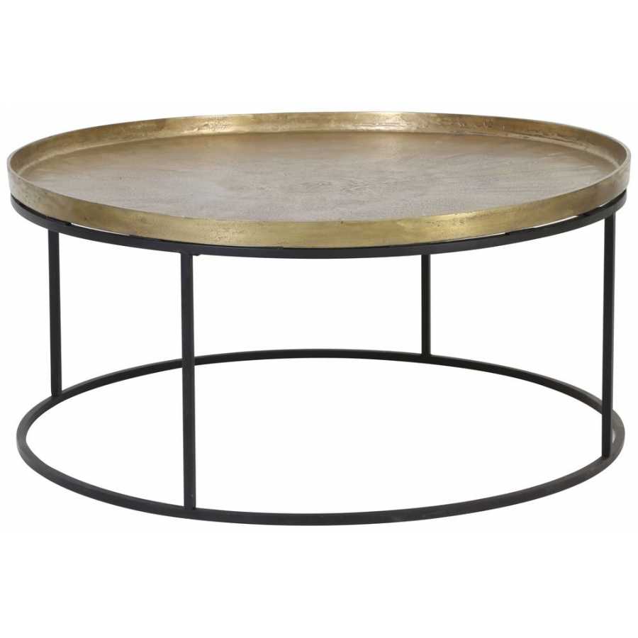 Light and Living Serena Coffee Table - Raw Bronze