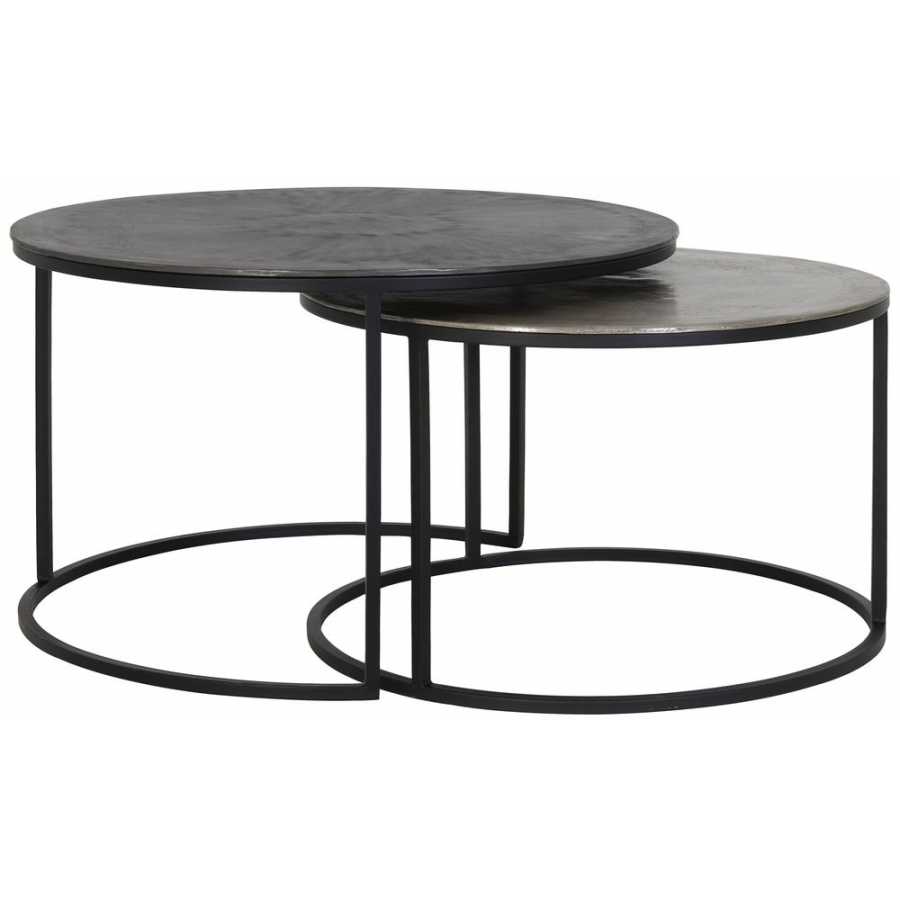 Light and Living Talca Coffee Tables - Set of 2 - Grey