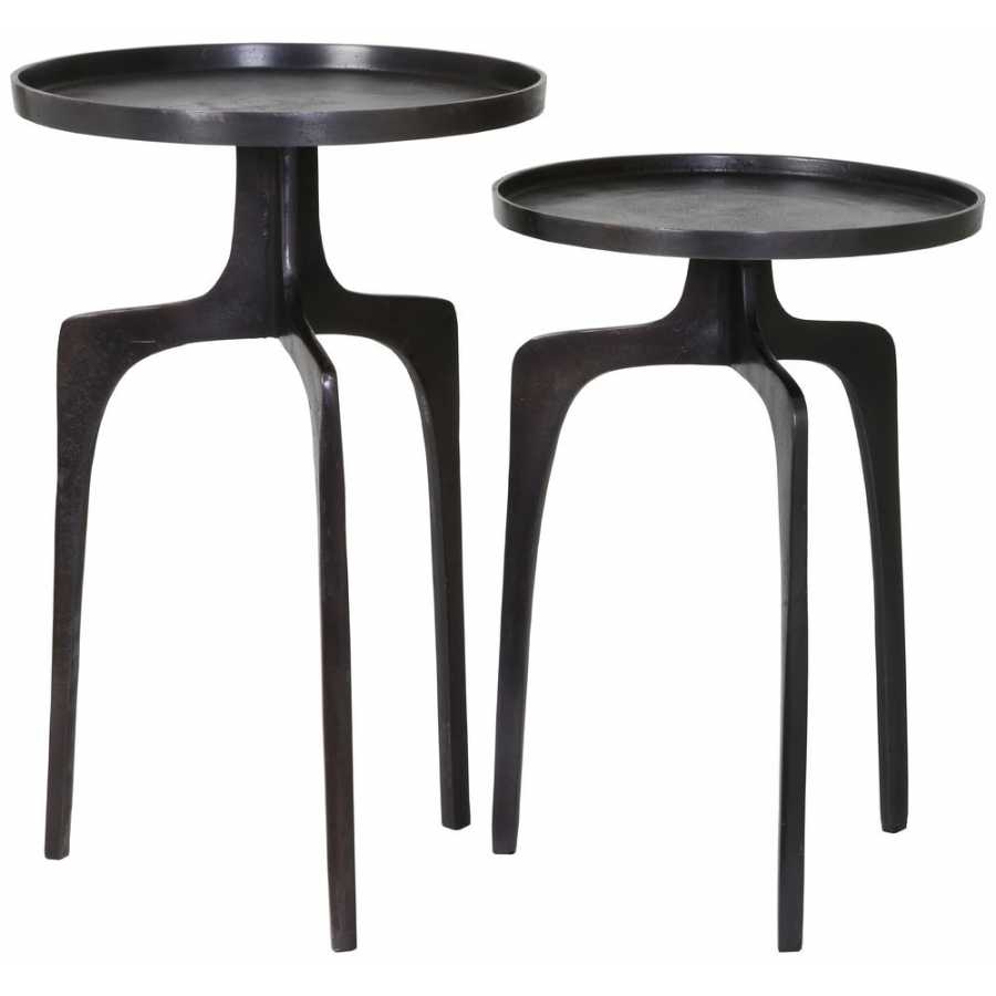 Light and Living Pano Side Tables - Set of 2