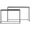 Light and Living Boca Console Tables - Set of 2 - Black