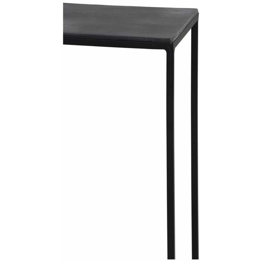 Light and Living Boca Console Tables - Set of 2 - Black