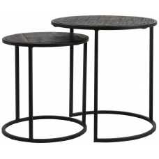Light and Living Doba Nest of Side Tables - Set of 2