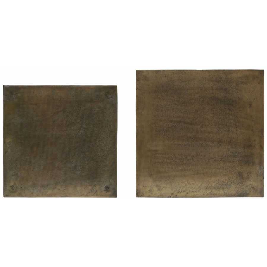 Light and Living Banos Side Tables - Set of 2 - Bronze