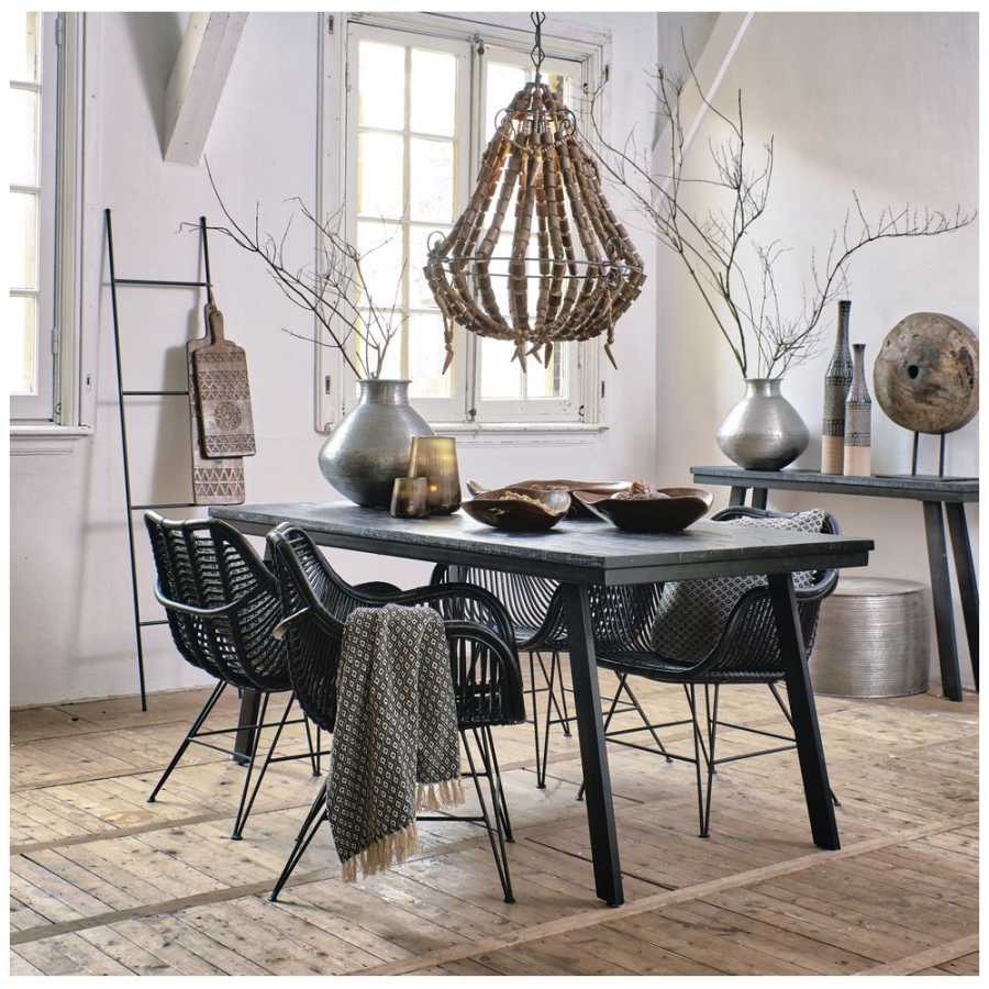 Light and Living Ceira Dining Table - Black