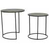 Light and Living Rengo Nest of Side Tables - Set of 2 - Bronze