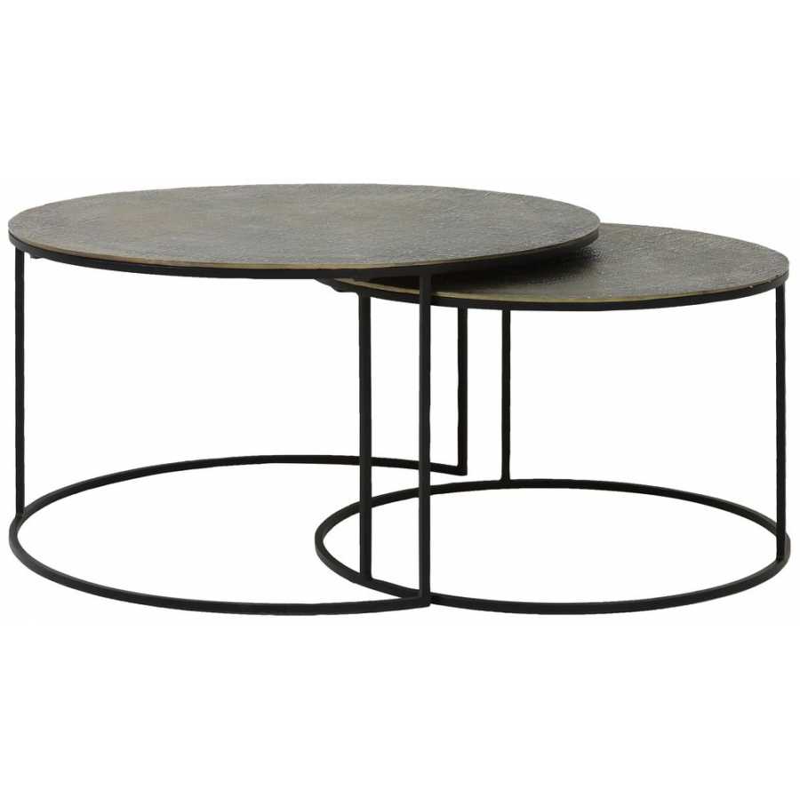 Light and Living Rengo Coffee Tables - Set of 2 - Bronze