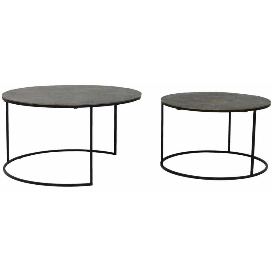 Light and Living Rengo Coffee Tables - Set of 2 - Bronze