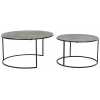 Light and Living Rengo Nest of Coffee Tables - Set of 2 - Grey