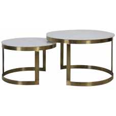 Light and Living Perlato Nest of Coffee Tables - Set of 2