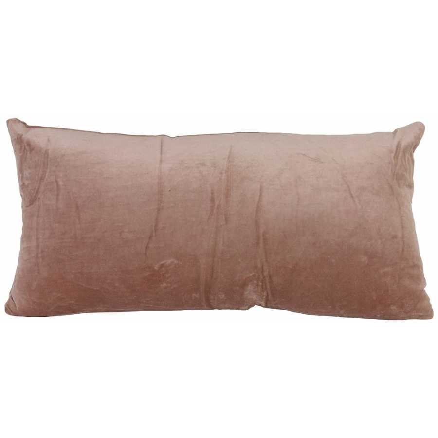 Light and Living Khios Rectangle Cushion - Salmon Pink