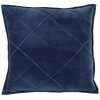 Light and Living Diamond Square Cushion - Dark Blue