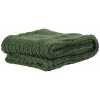 Light and Living Knitted Blanket - Olive Green