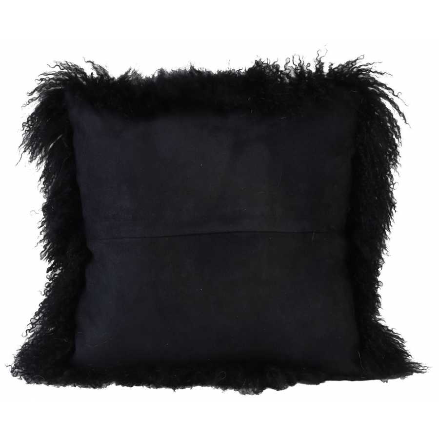 Light and Living Evelyn Square Cushion - Black