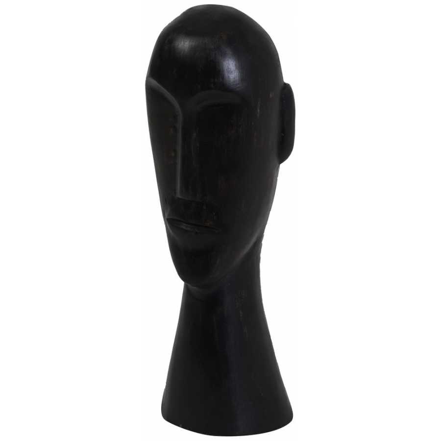 Light and Living Head Ornament - Black - Small