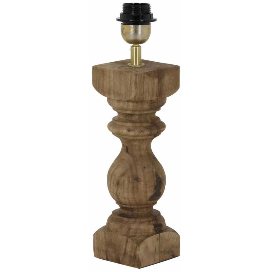 Light and Living Cumani Table Lamp Base - Brown - Small