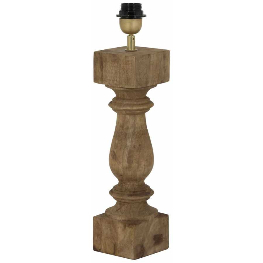 Light and Living Cumani Table Lamp Base - Brown - Large