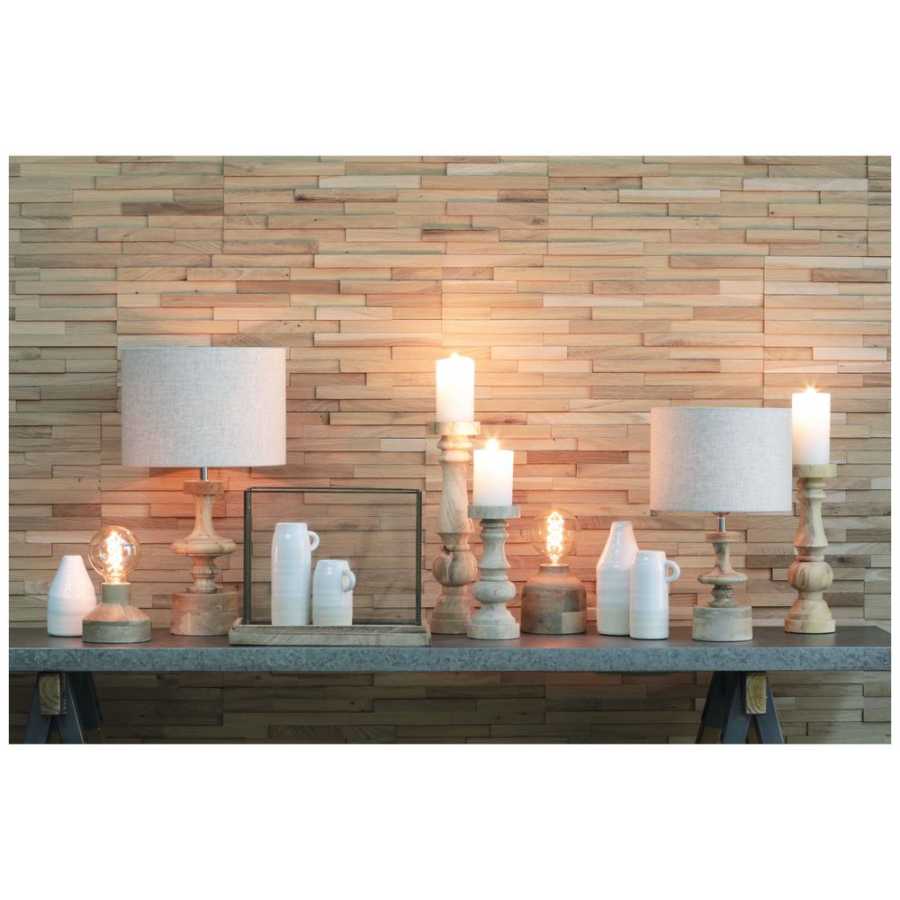 Light and Living Pasco Table Lamp Base - Natural