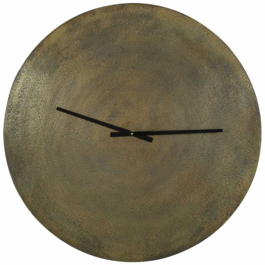 Light and Living Licola Round Wall Clock - Bronze
