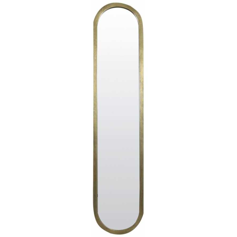 Light and Living Farah Oval Wall Mirror - Bronze - Large