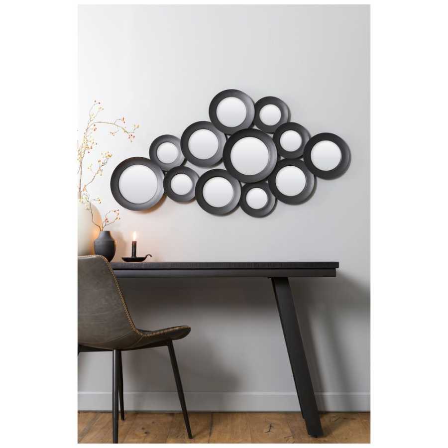 Light and Living Ispilu Round Wall Mirrors - Set of 12