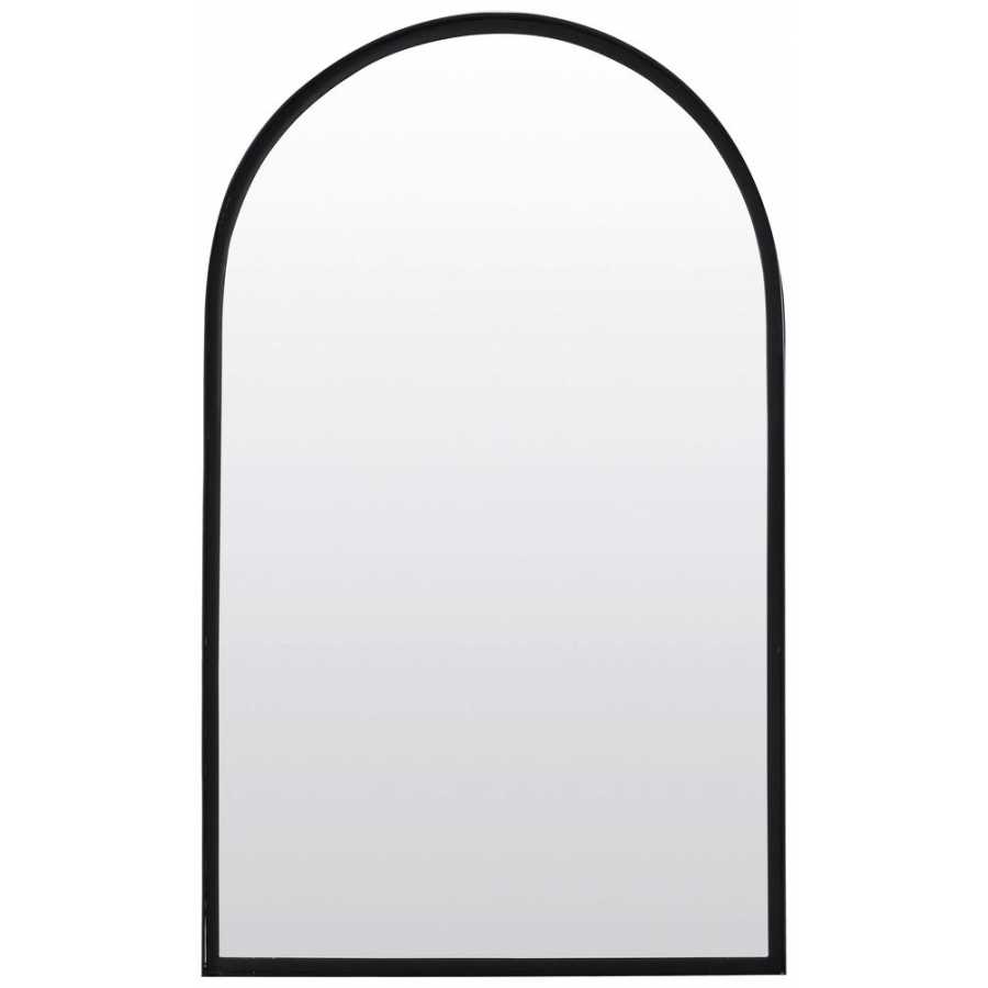 Light and Living Feres Arch Wall Mirror - Black - Large