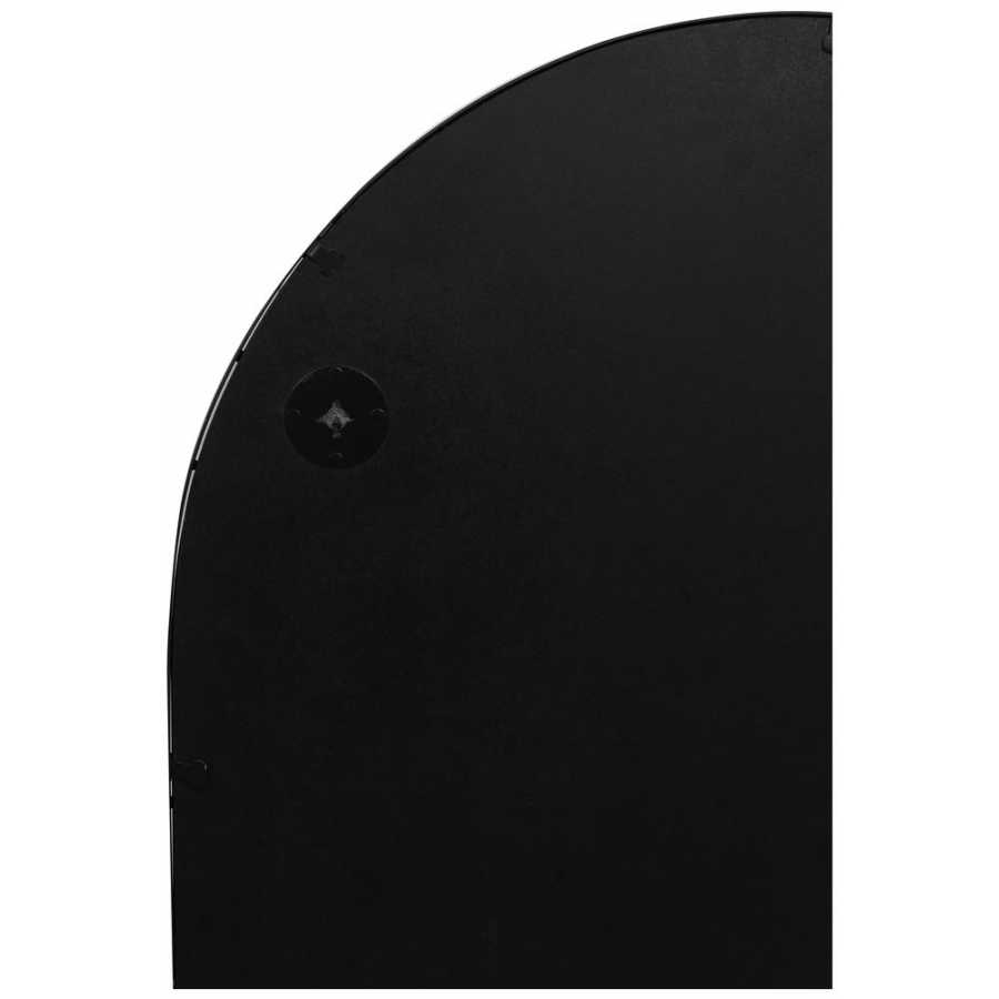 Light and Living Feres Arch Wall Mirror - Black