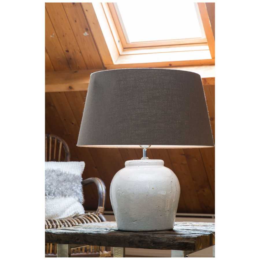 Light and Living Etna Table Lamp Base - White