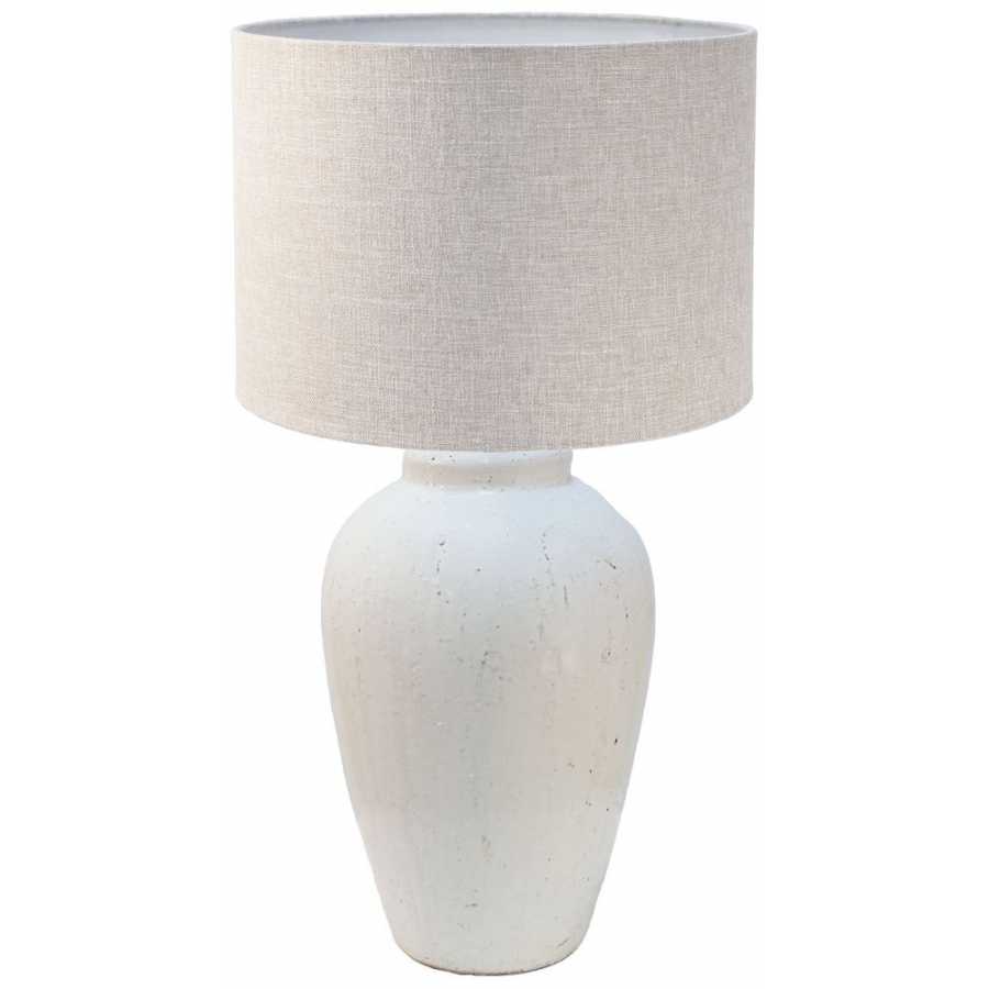 Light and Living Vesuvius Table Lamp Base - White