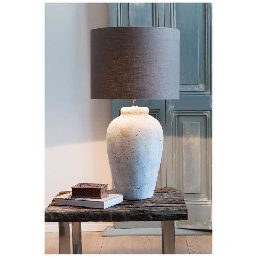 Light and Living Vesuvius Table Lamp Base - Grey
