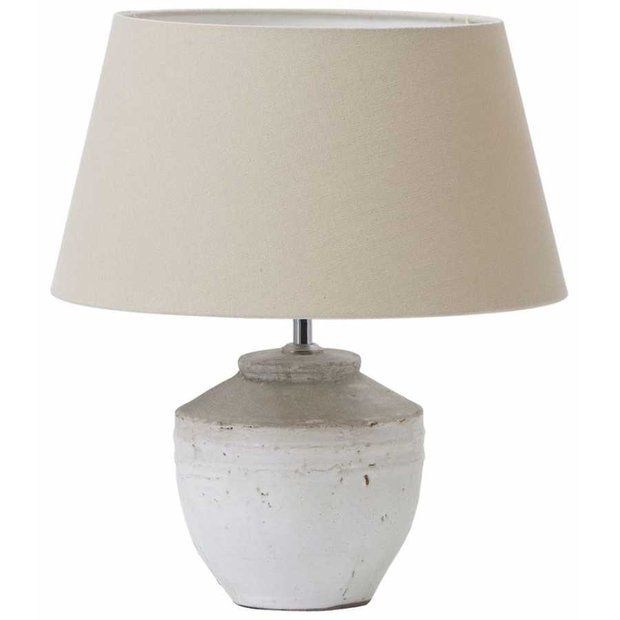 Light and Living Toba Table Lamp Base - White - Small