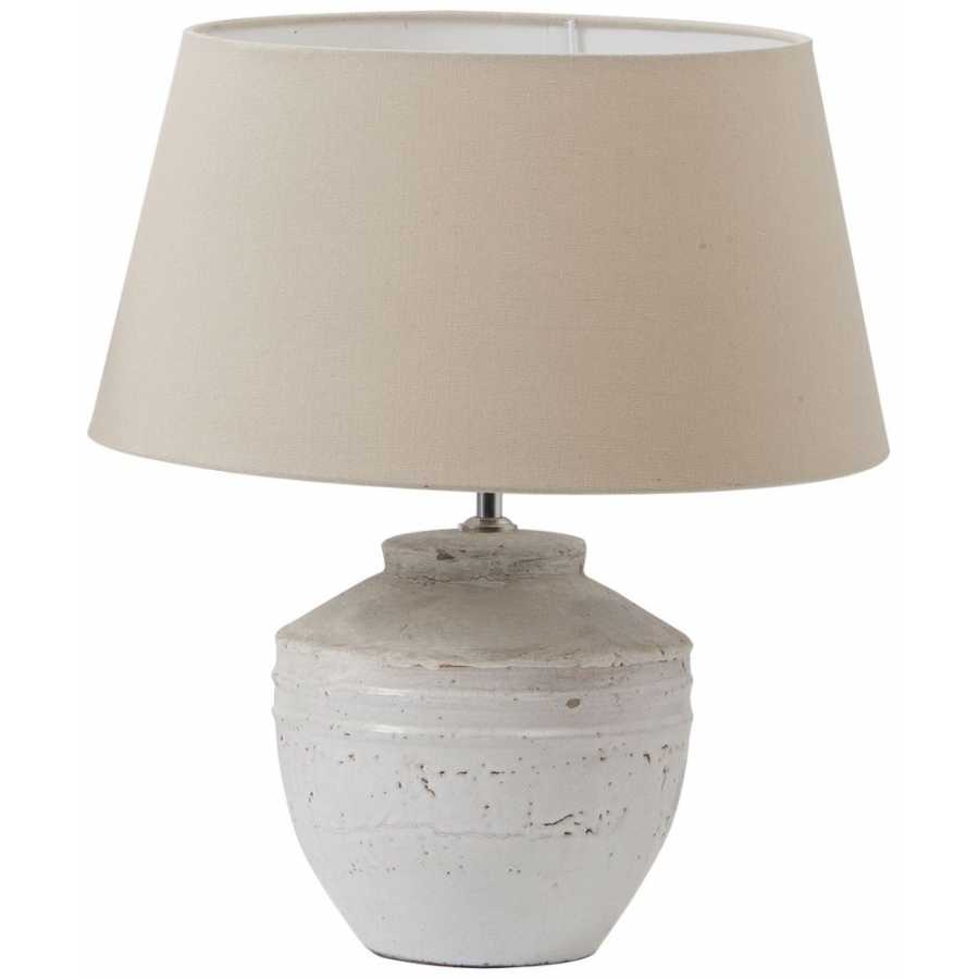 Light and Living Toba Table Lamp Base - White - Medium