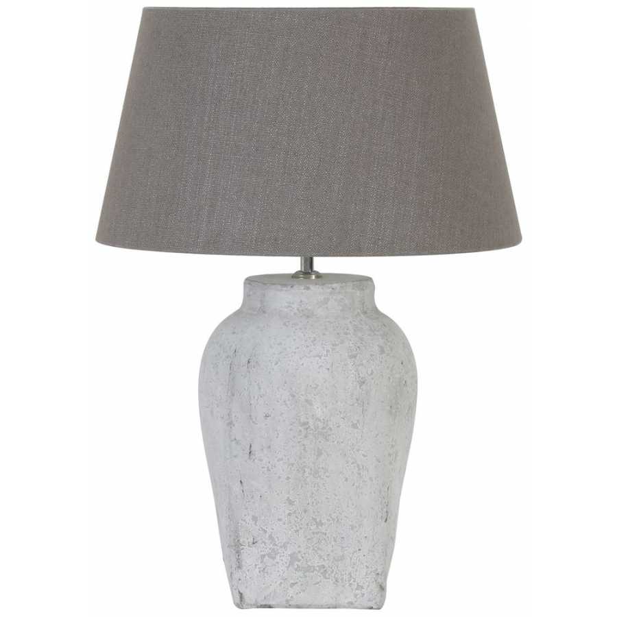 Light and Living Hekla Table Lamp Base - Grey