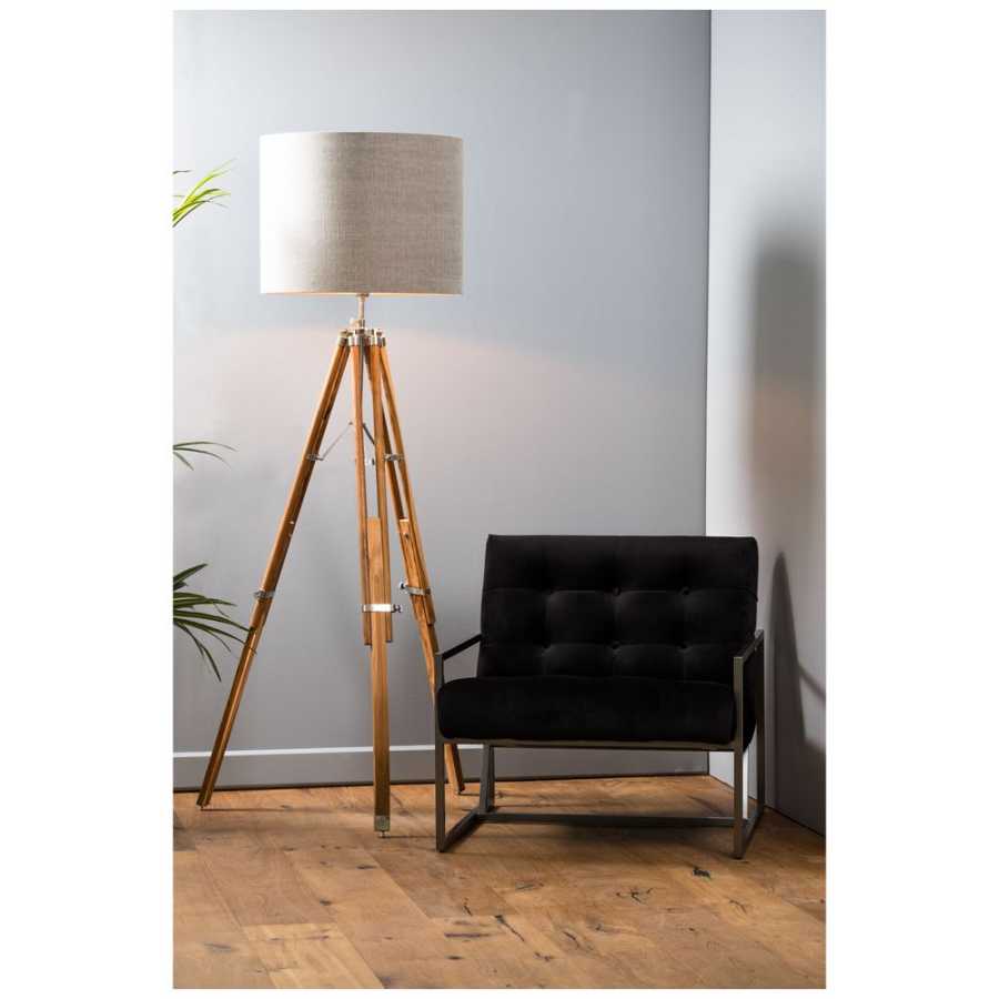 Light and Living Matisse Floor Lamp Base - Brown