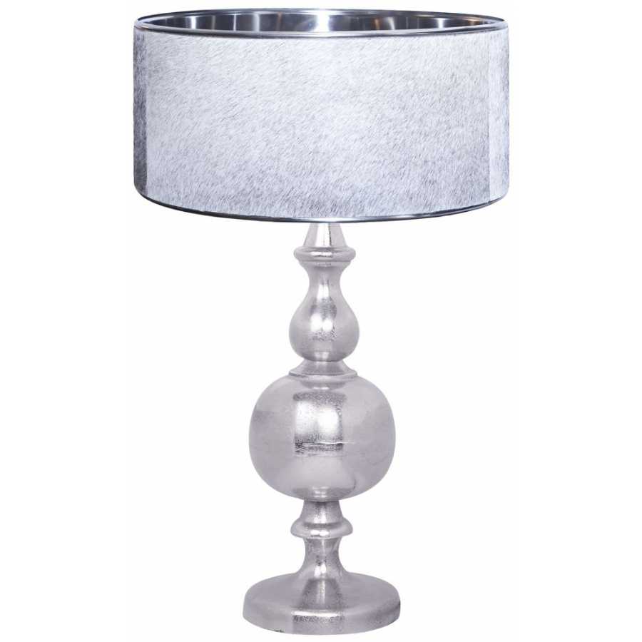 Light and Living Varvik Table Lamp Base - Silver