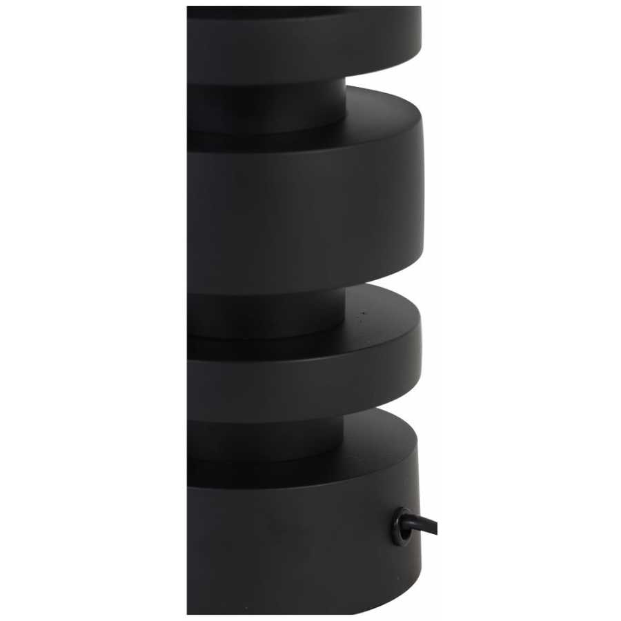 Light and Living Desley Table Lamp Base - Black - Small